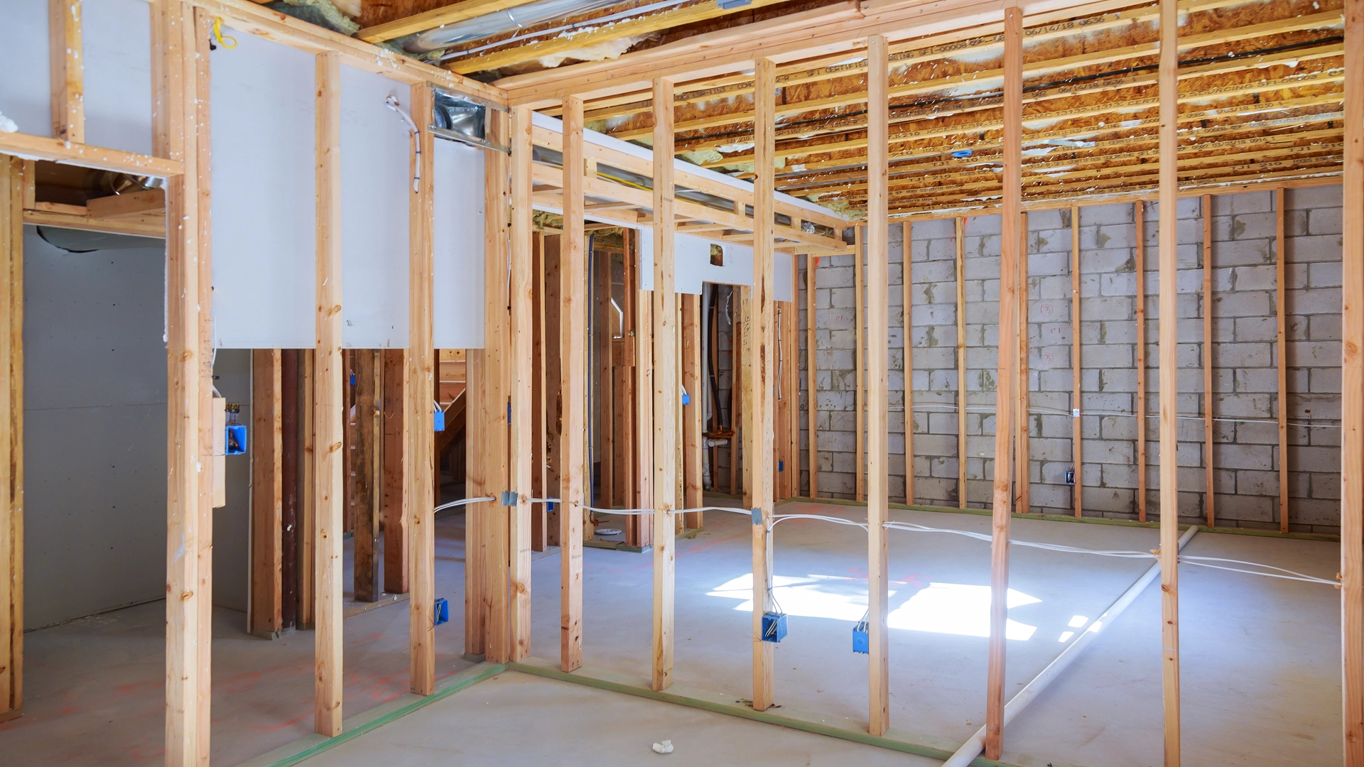 Building and maintaining the basement with basement support beams